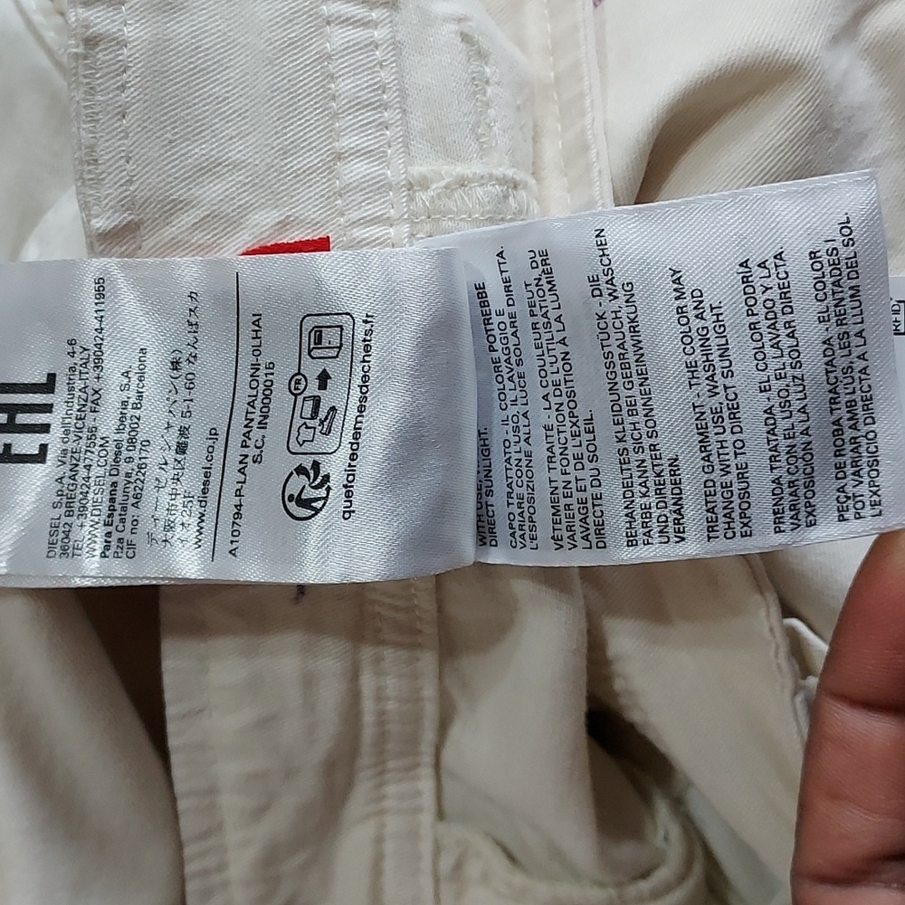 Revolve Diesel Plan Cargo Pants Sz-28 - Picture 15 of 16